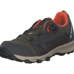 adidas ID0870 Terrex Agravic Boa, Schnürschuhe, Kinder, olive strata/semi impact orange