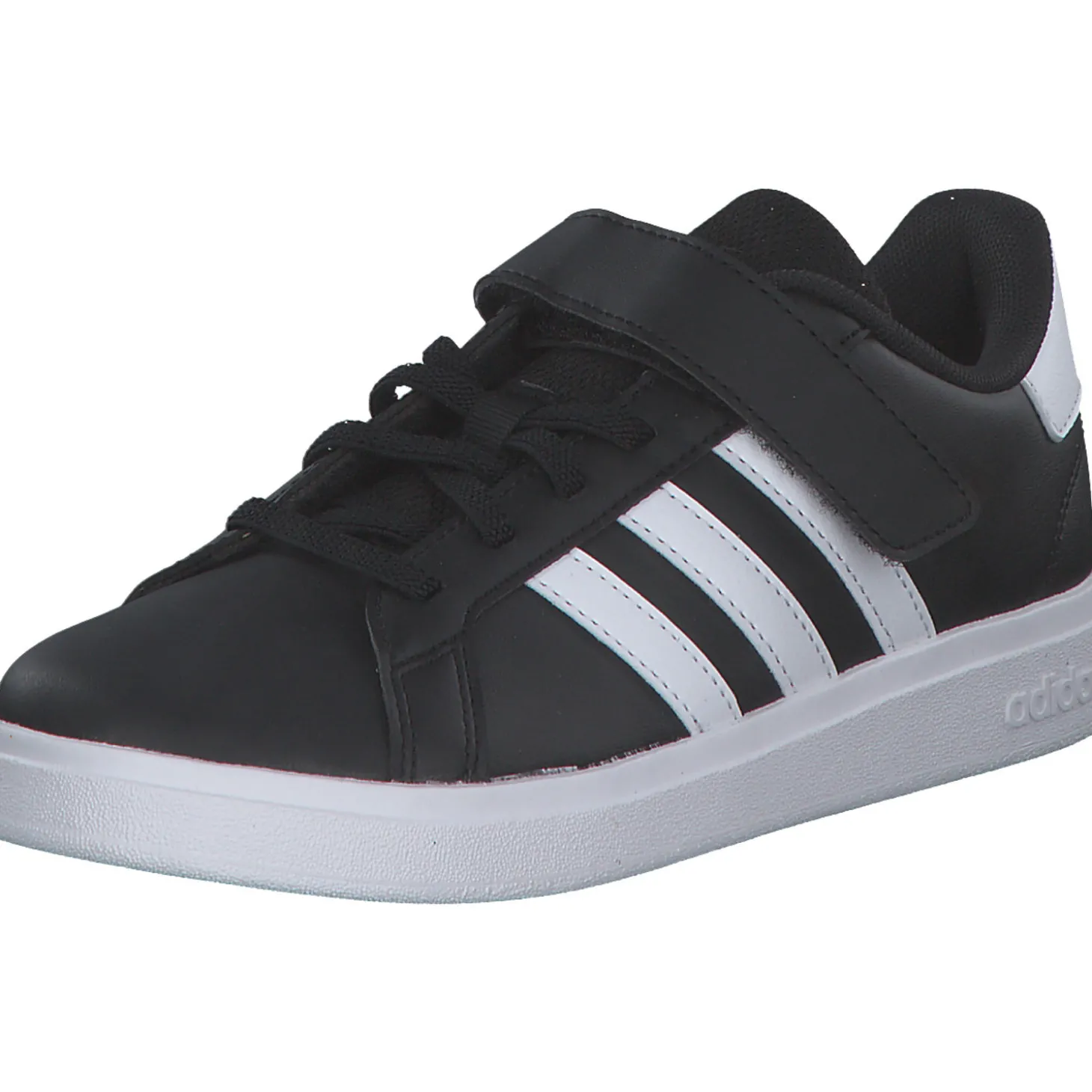 adidas IE5995 Grand Court 2.0 EL C, Slipper (Kinder), Kinder, CBLACK/FTWWHT/CBLACK