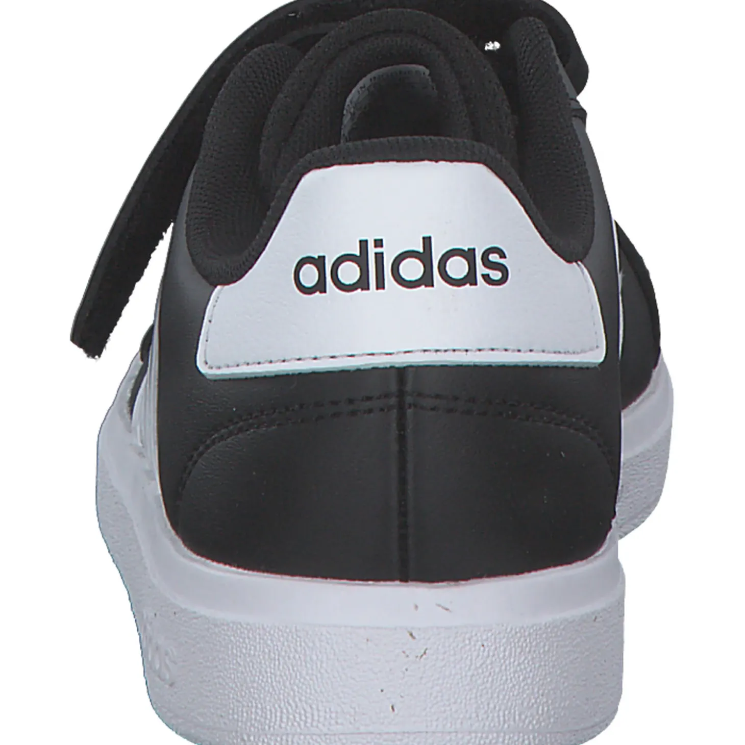adidas IE5995 Grand Court 2.0 EL C, Slipper (Kinder), Kinder, CBLACK/FTWWHT/CBLACK