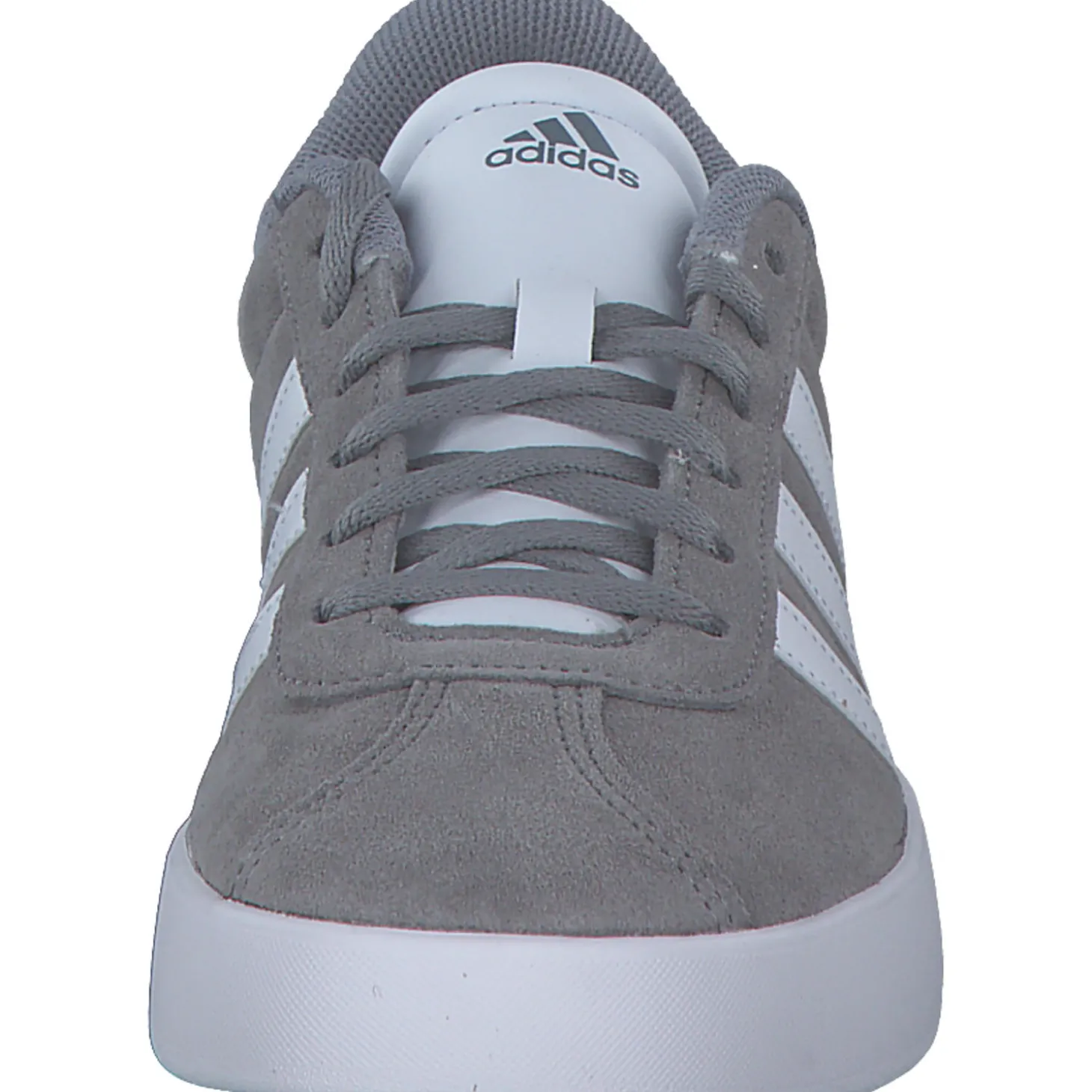 Adidas VL Court 3.0 K, Schnürschuhe, Kinder, GRETHR/FTWWHT/GRETWO