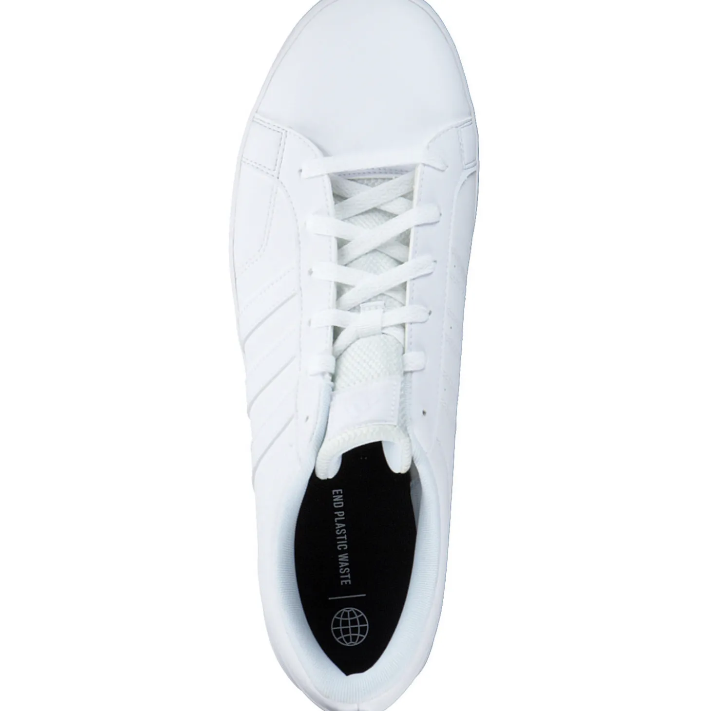 Adidas VS Pace 2.0 M, Sneakers Low, Herren, FTWWHT/FTWWHT/FTWWHT