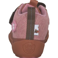 Affenzahn 00844-40141 Knit Happy Reh, Slipper (Kinder), Kinder, pink/braun