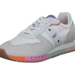 Blauer Melrose S3MELROSE02, Schnürschuhe, Damen, Weiß (Multi)