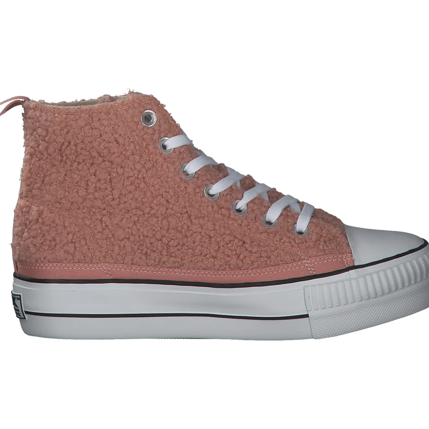 British Knights Kaya Mid B50, Sneakers High, Damen, Altrosa