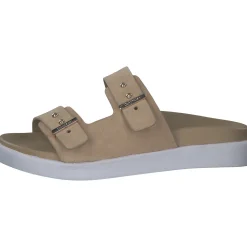 Calvin Klein HW0HW01155+HW0HW01156, Pantoletten, Damen, Beige