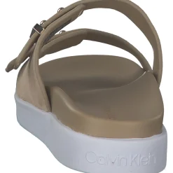 Calvin Klein HW0HW01155+HW0HW01156, Pantoletten, Damen, Beige