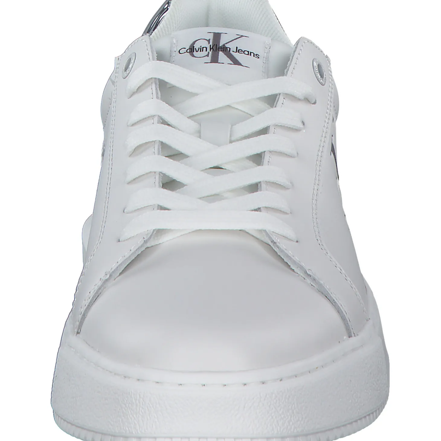 Calvin Klein YW0YW01224, Schnürschuhe, Damen, white/silver