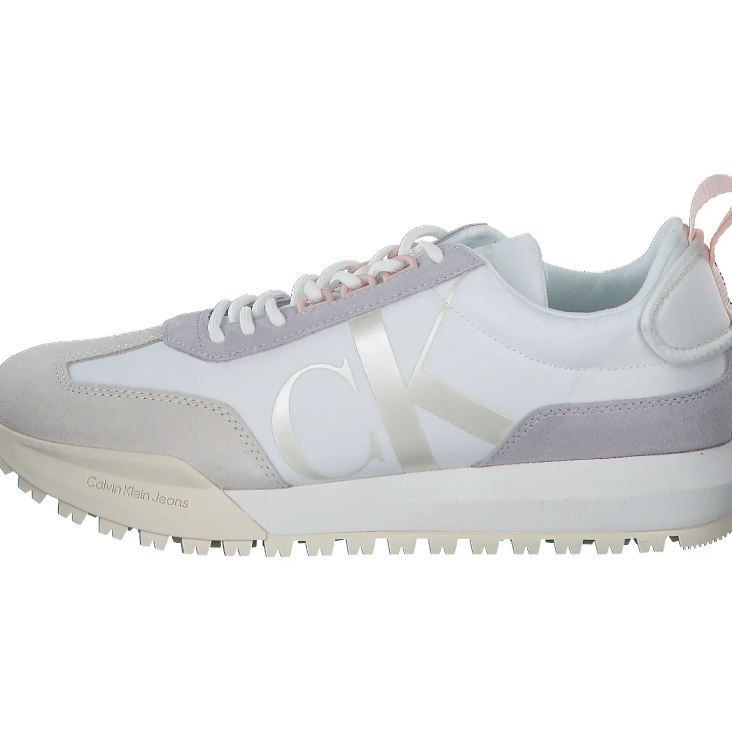 Calvin Klein YW0YW01100, Schnürschuhe, Damen, white/creamy