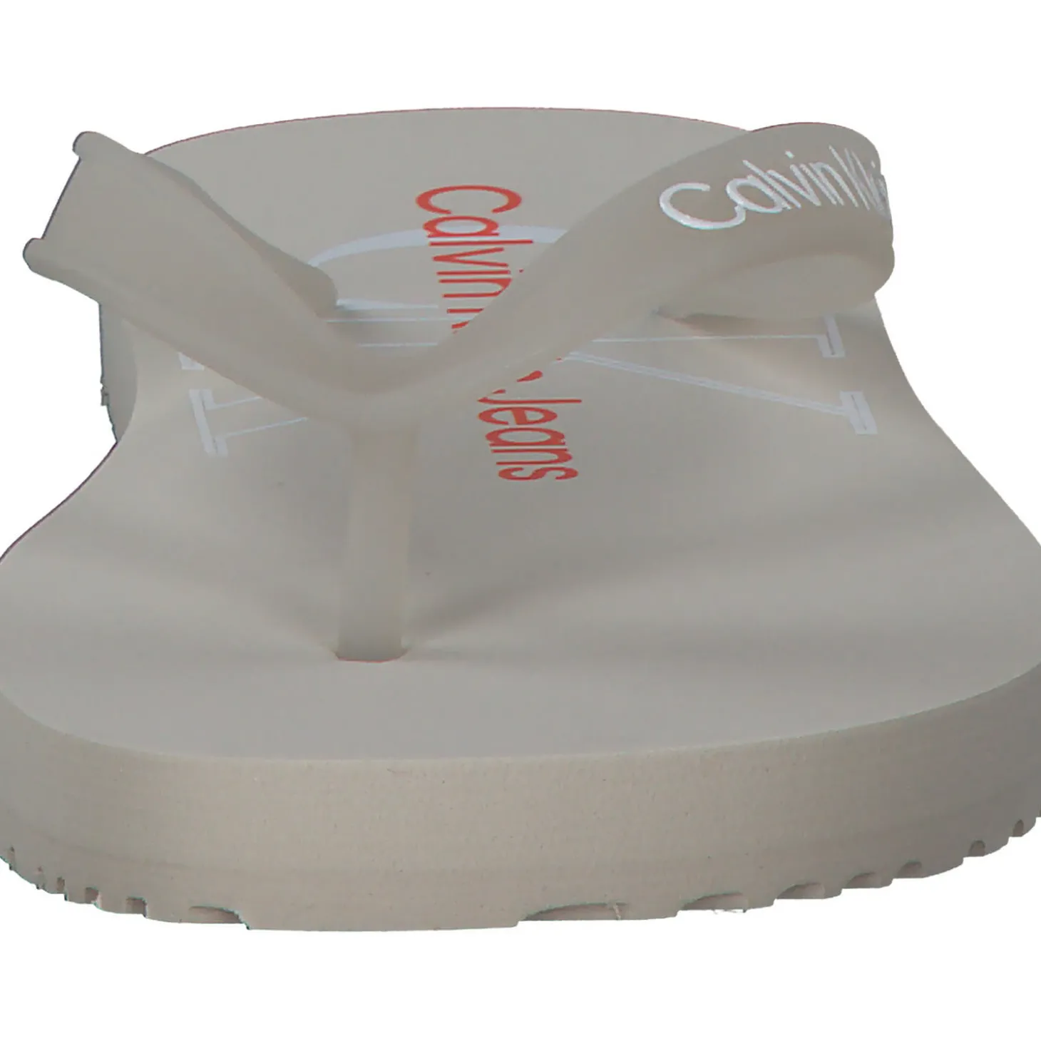 Calvin Klein YW0YW00098, Zehentrenner, Damen, Grau