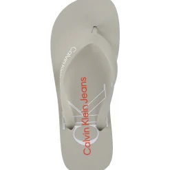 Calvin Klein YW0YW00098, Zehentrenner, Damen, Grau