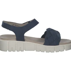 Caprice 28256, Keilsandaletten, Damen, OCEAN NUBUC