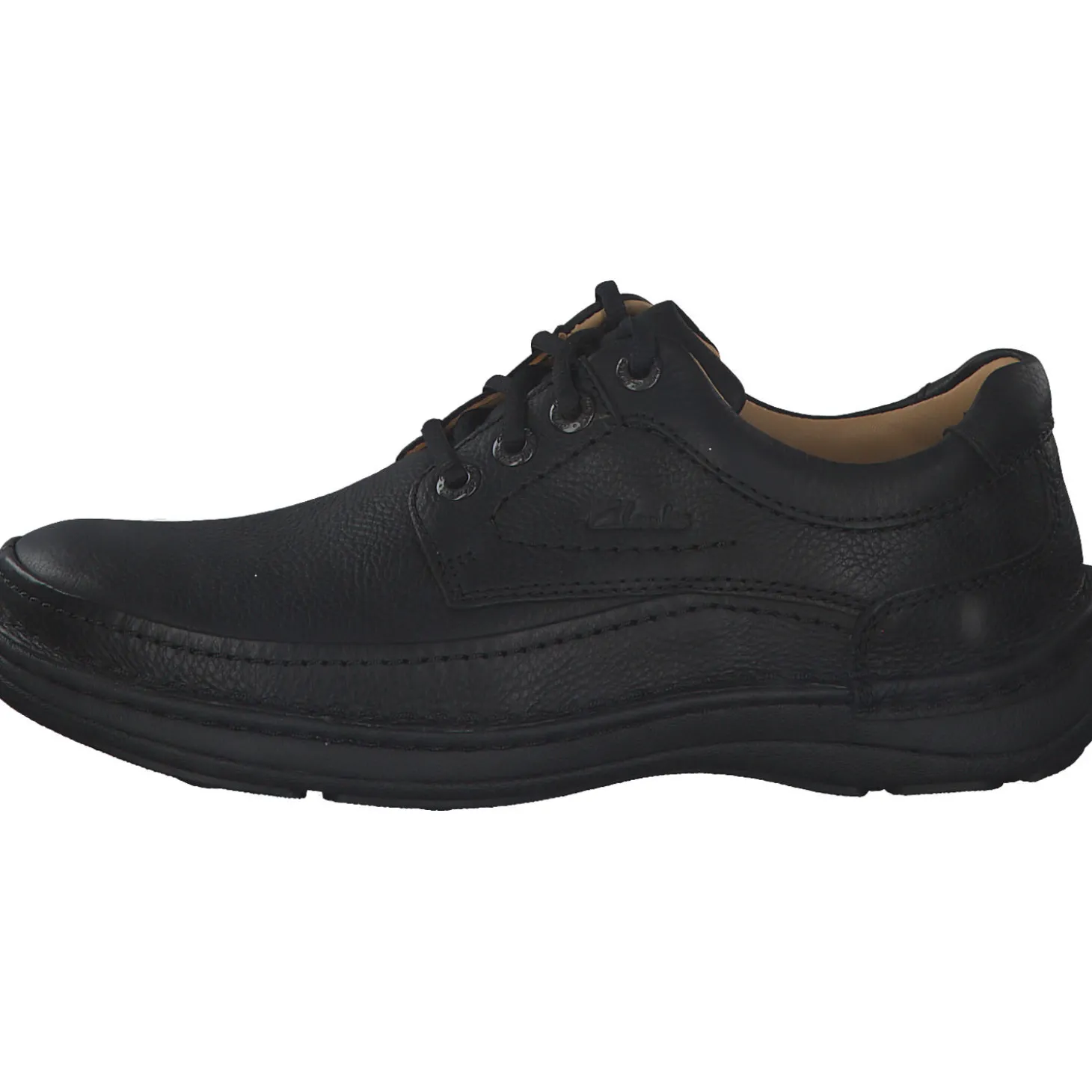 Clarks Nature Three 2033, Business-Schnürschuhe, Herren, Schwarz