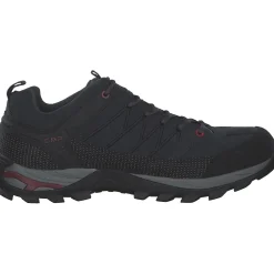 CMP Rigel Low 3Q13247, Trekkingschuhe, Herren, Schwarz (Asphalt-Syrah)