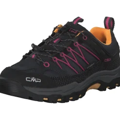 CMP Rigel Low 3Q54554 W, Trekkingschuhe, Kinder, Schwarz (Smoke Grey/Iced Lilac)