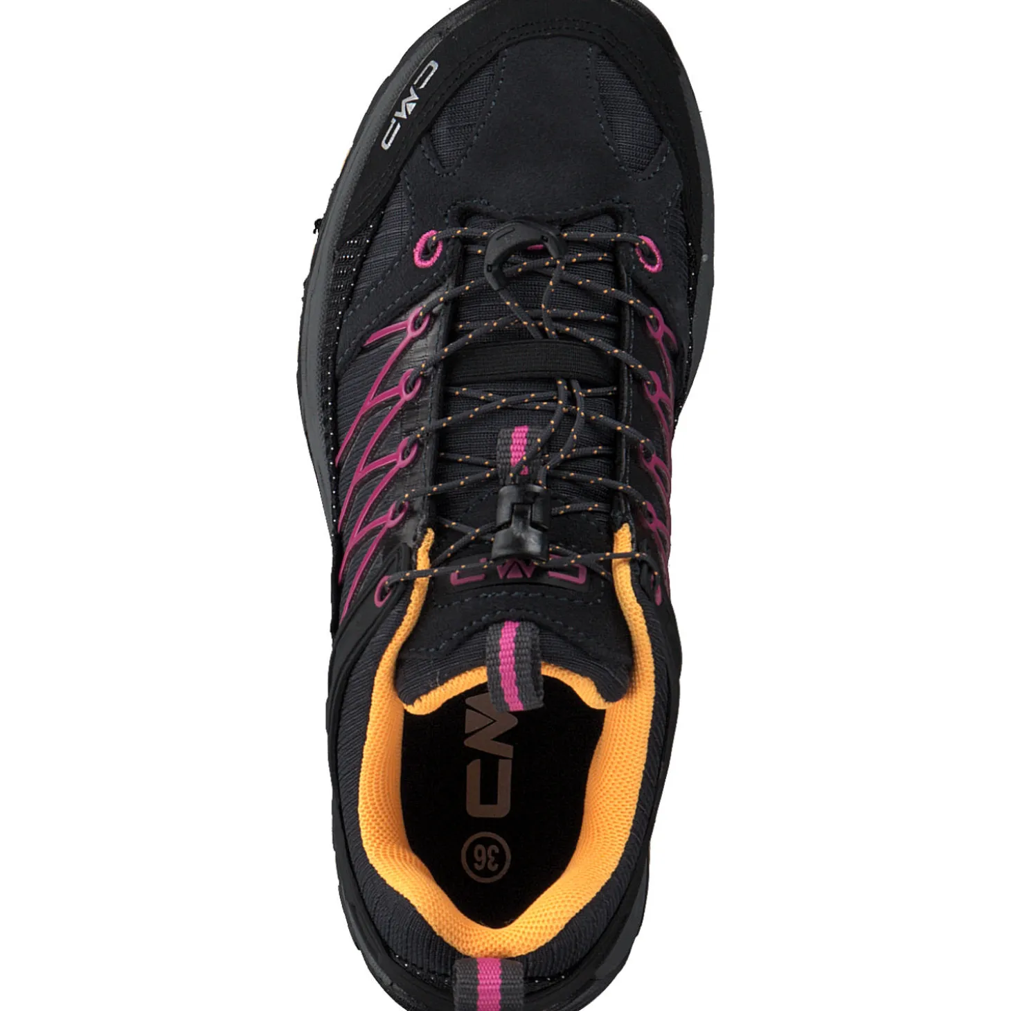 CMP Rigel Low 3Q54554 W, Trekkingschuhe, Kinder, Schwarz (Smoke Grey/Iced Lilac)