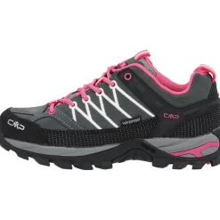 CMP Rigel Low Trekking WP 3Q13246, Trekkingschuhe, Damen, GREY-FUXIA-ICE