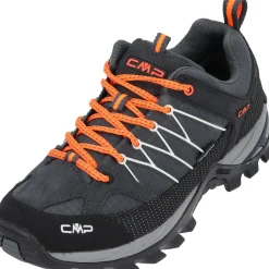 CMP Rigel Low WP 3Q54457, Trekkingschuhe, Herren, anthrazite/flash orange