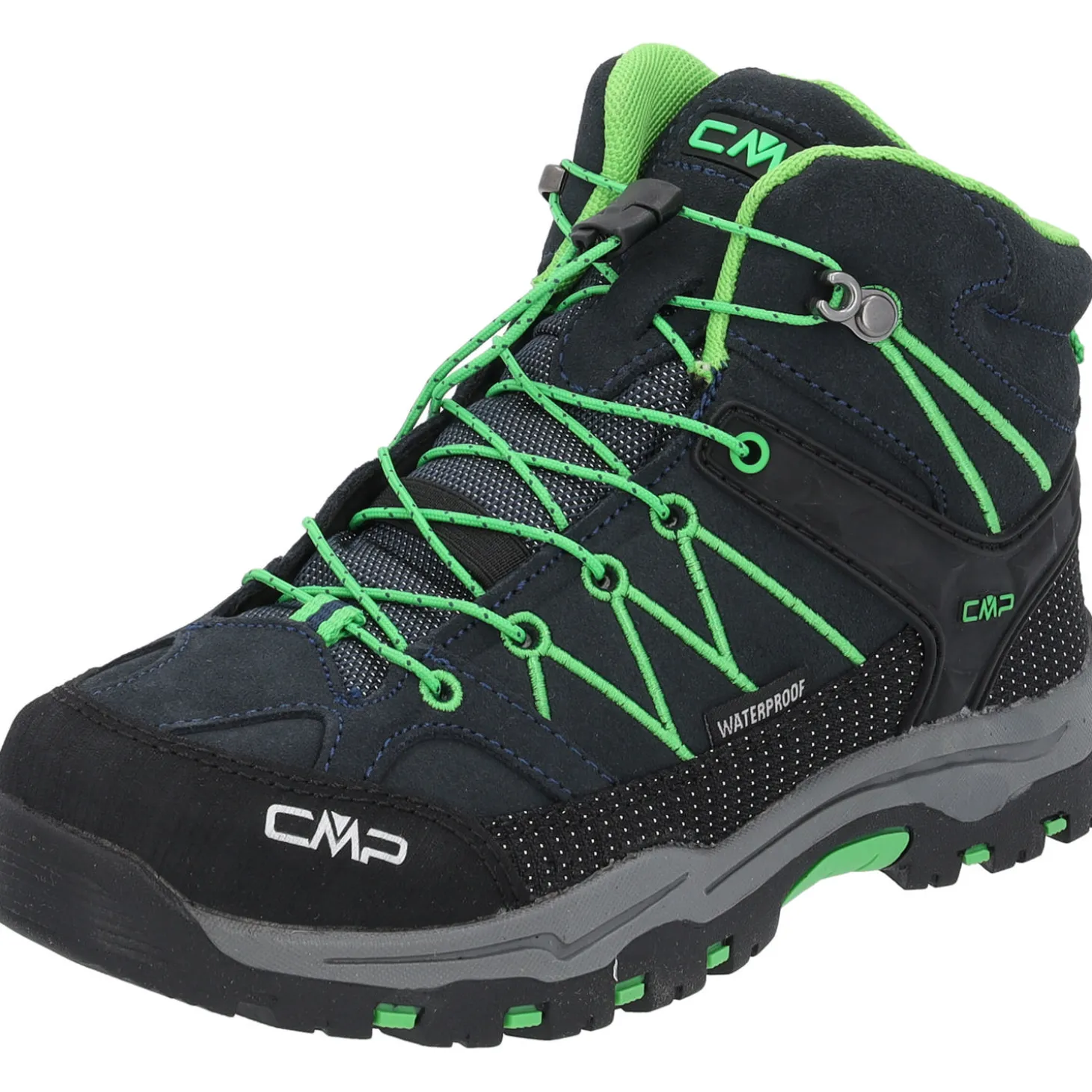 CMP Rigel Mid 3Q12944 M, Wanderstiefel, Kinder, Blue Gecko