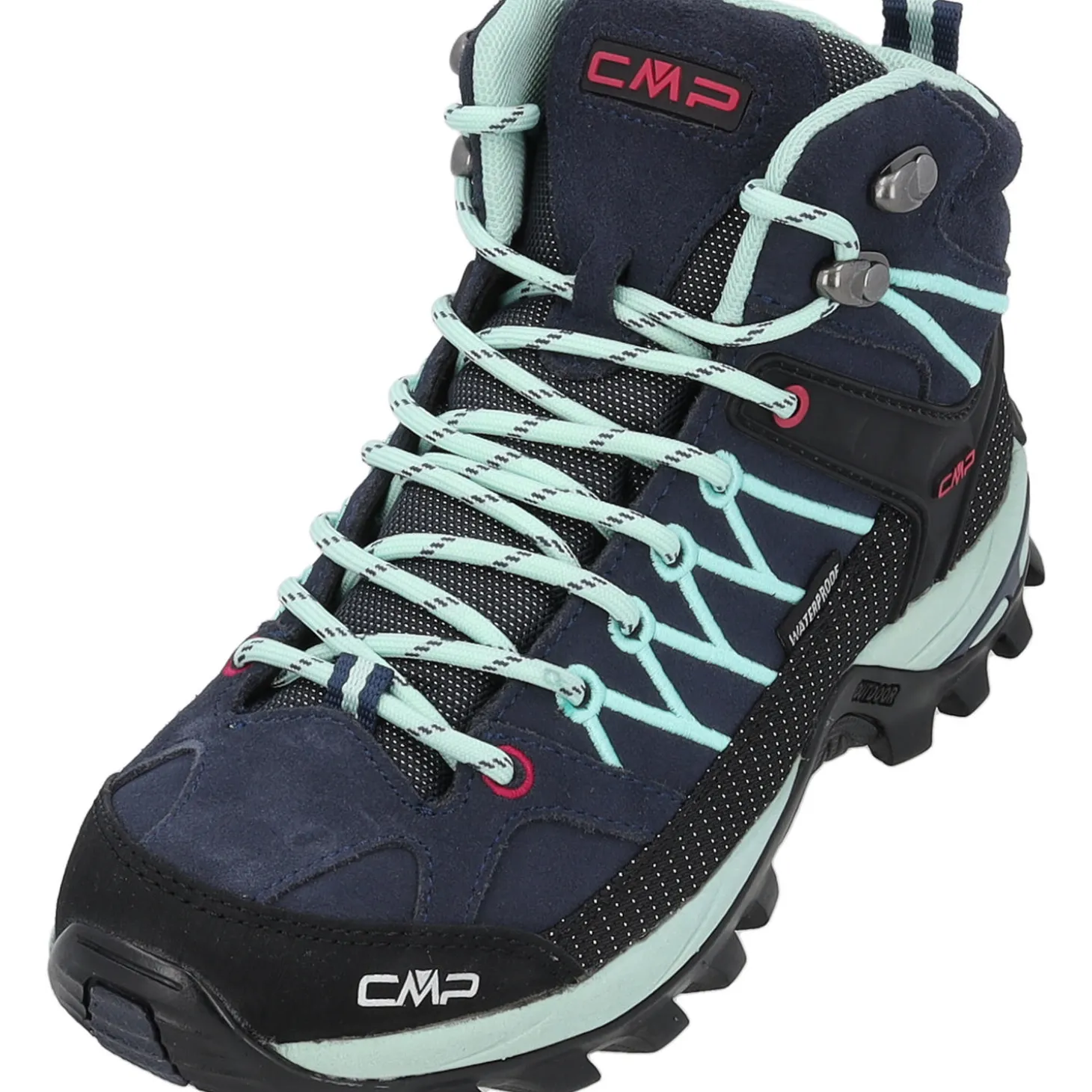 CMP Rigel Mid 3Q12946, Trekkingschuhe, Damen, blue-aqua