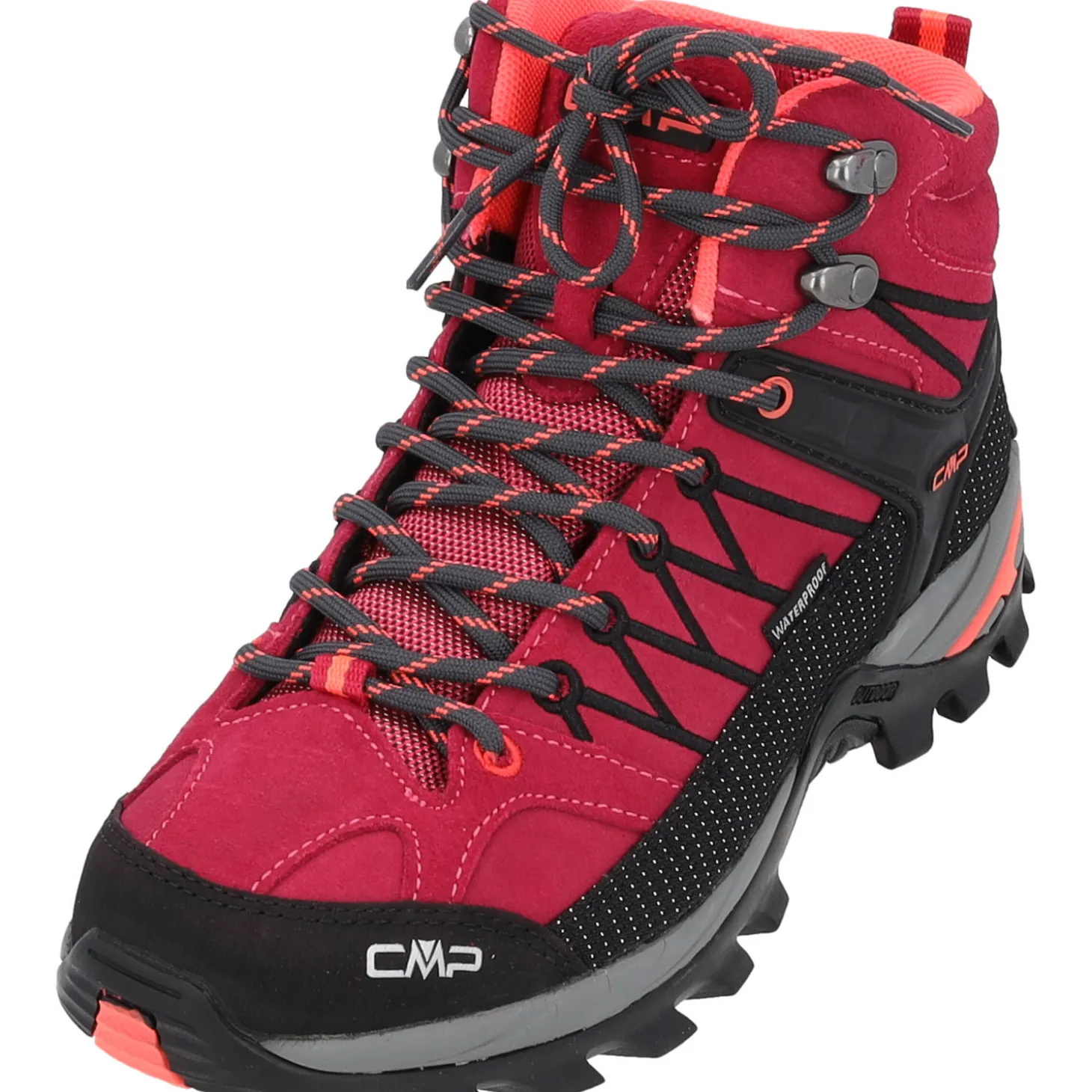 CMP Rigel Mid 3Q12946, Trekkingschuhe, Damen, Rot