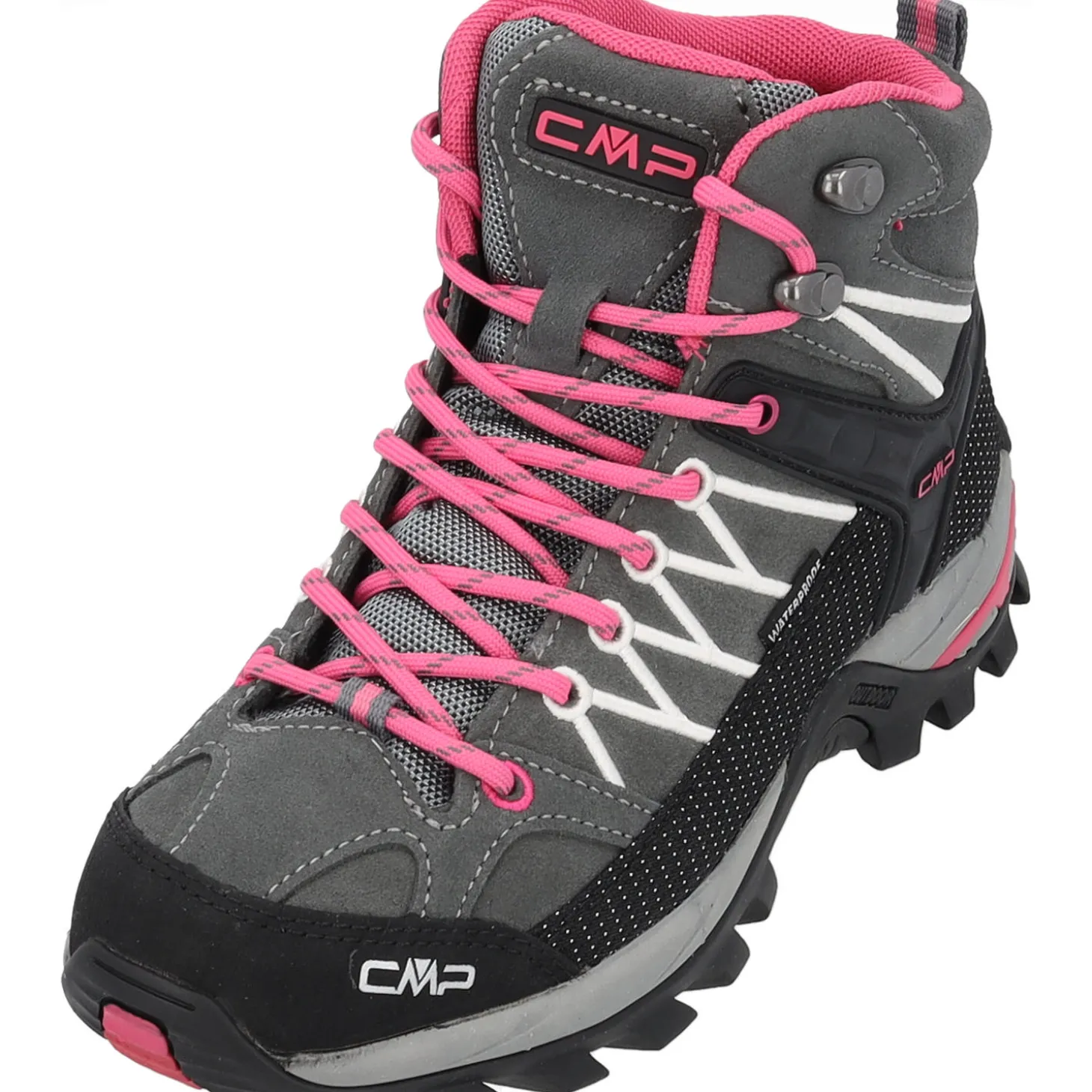 CMP Rigel Mid 3Q12946, Trekkingschuhe, Damen, Grey/Pink