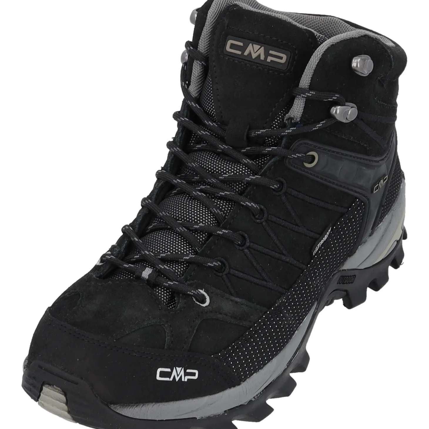 CMP Rigel Mid 3Q12947, Trekkingschuhe, Herren, Schwarz (Nero/Grey)