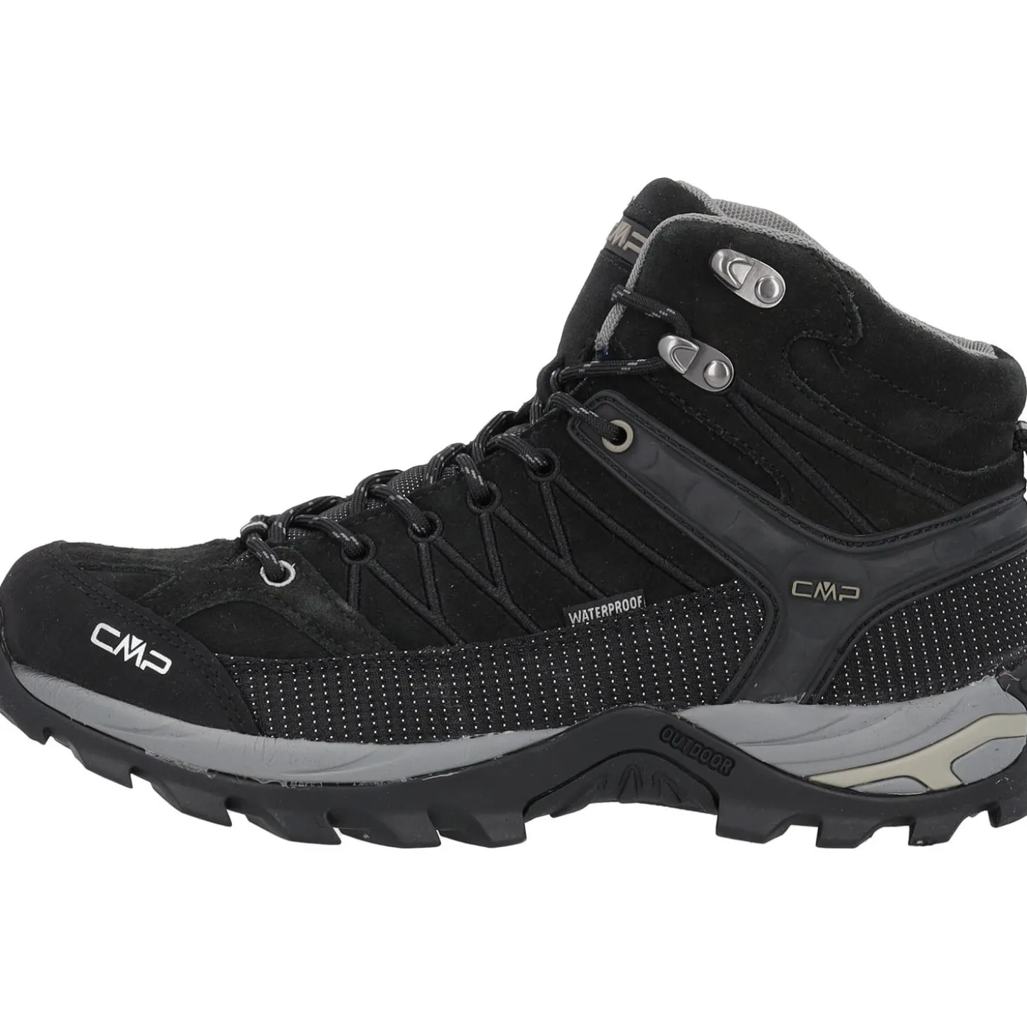 CMP Rigel Mid 3Q12947, Trekkingschuhe, Herren, Schwarz (Nero/Grey)