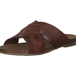 Cosmos Comfort 6106704, Plateau-Pantoletten, kastanie