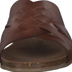 Cosmos Comfort 6106704, Plateau-Pantoletten, kastanie
