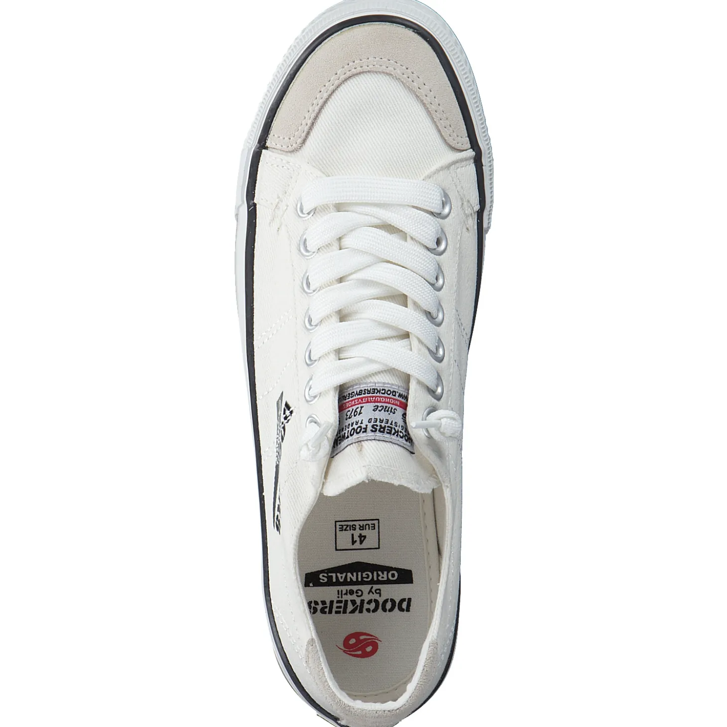 Dockers 30ST027, Sneakers Low, Herren, Weiß