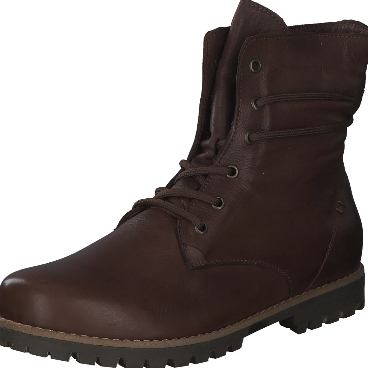 Esgano 0342870, Schnürstiefeletten, Damen, Braun (Mokka)