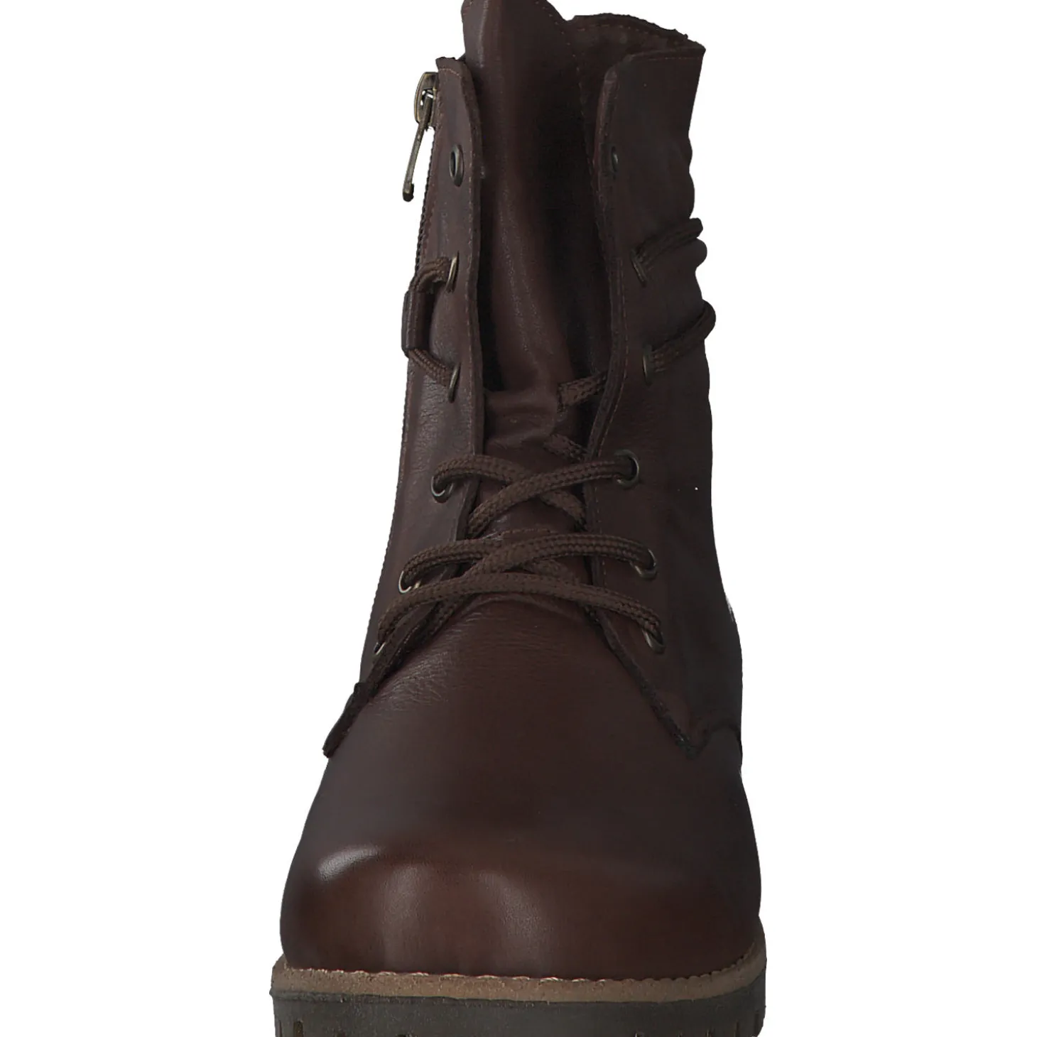 Esgano 0342870, Schnürstiefeletten, Damen, Braun (Mokka)