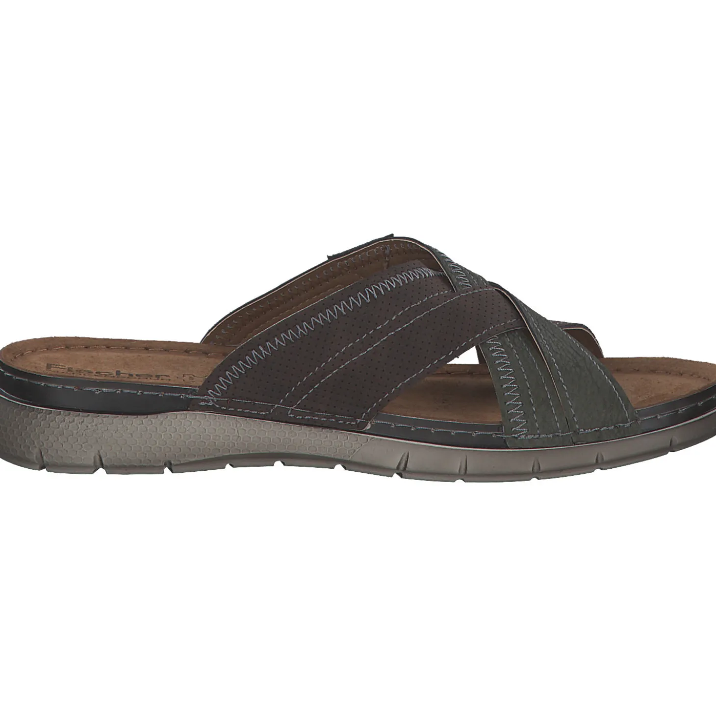 Fischer 546814/721 Herren-Pantolette, Pantoletten & Badeschuhe, Herren, Braun (Schlamm)