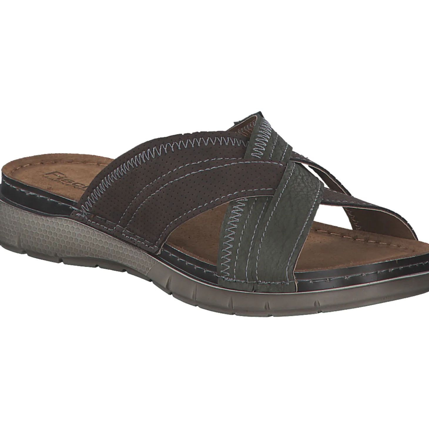 Fischer 546814/721 Herren-Pantolette, Pantoletten & Badeschuhe, Herren, Braun (Schlamm)