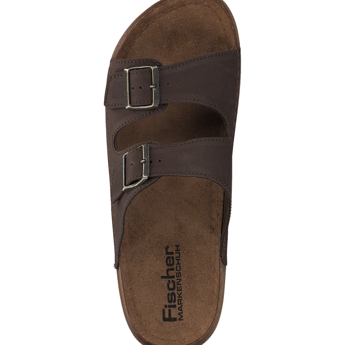 Fischer 0056/70 Herren-Pantolette, Pantoletten & Badeschuhe, Herren, Braun