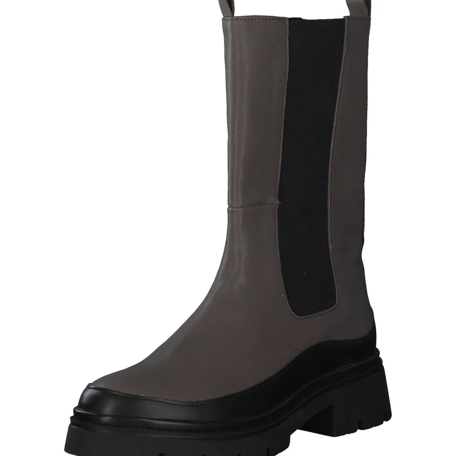 Gabor 91.834, Chelsea Boots, Damen, taupe/schwarz