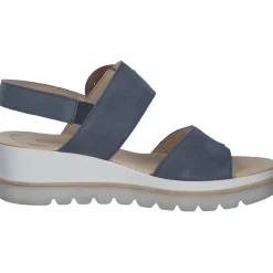 Gabor 84.645, Keilsandaletten, Damen, Blau