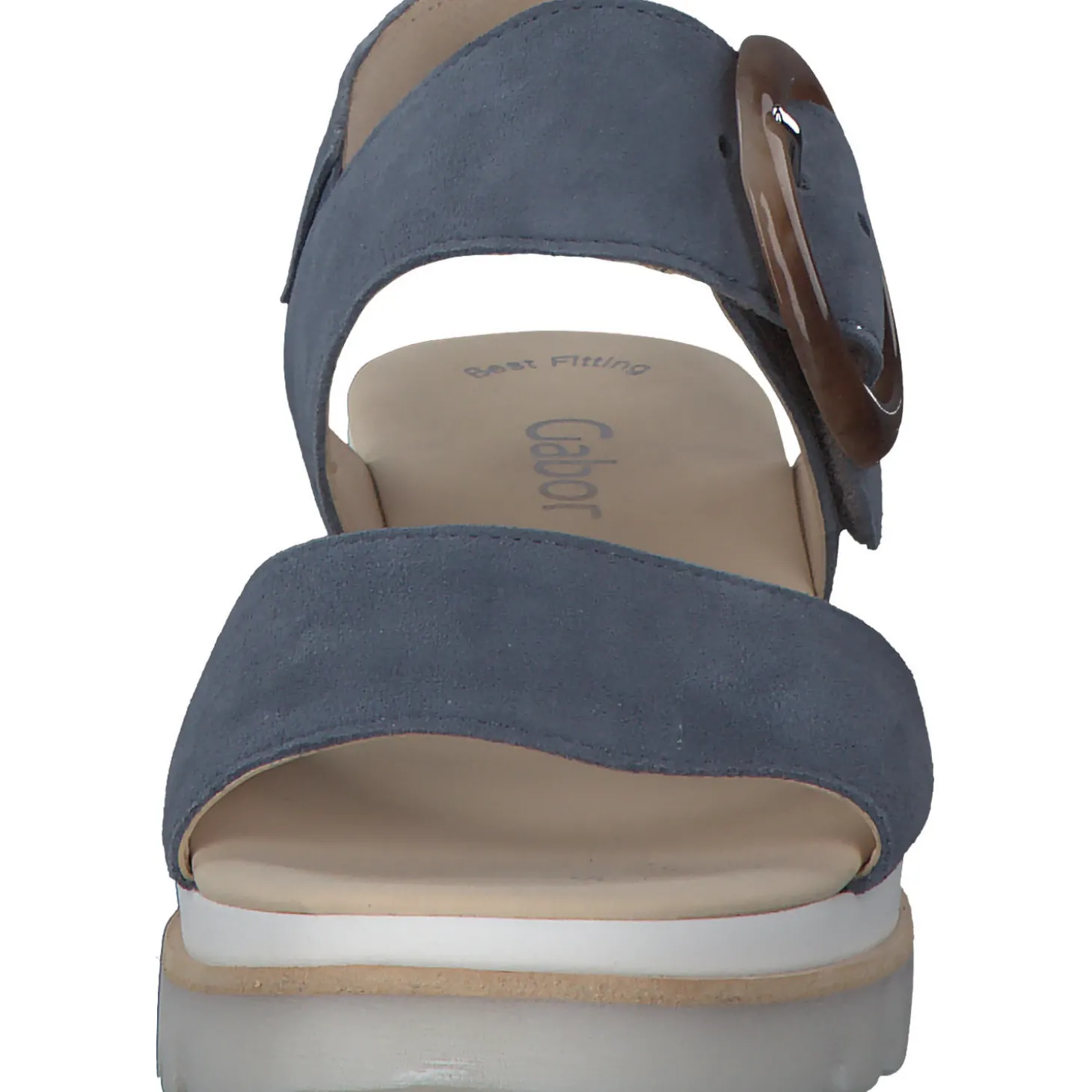 Gabor 84.645, Keilsandaletten, Damen, Blau