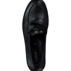 Gabor 25.242, Mokassins, Damen, SCHWARZ (SCHWARZ)