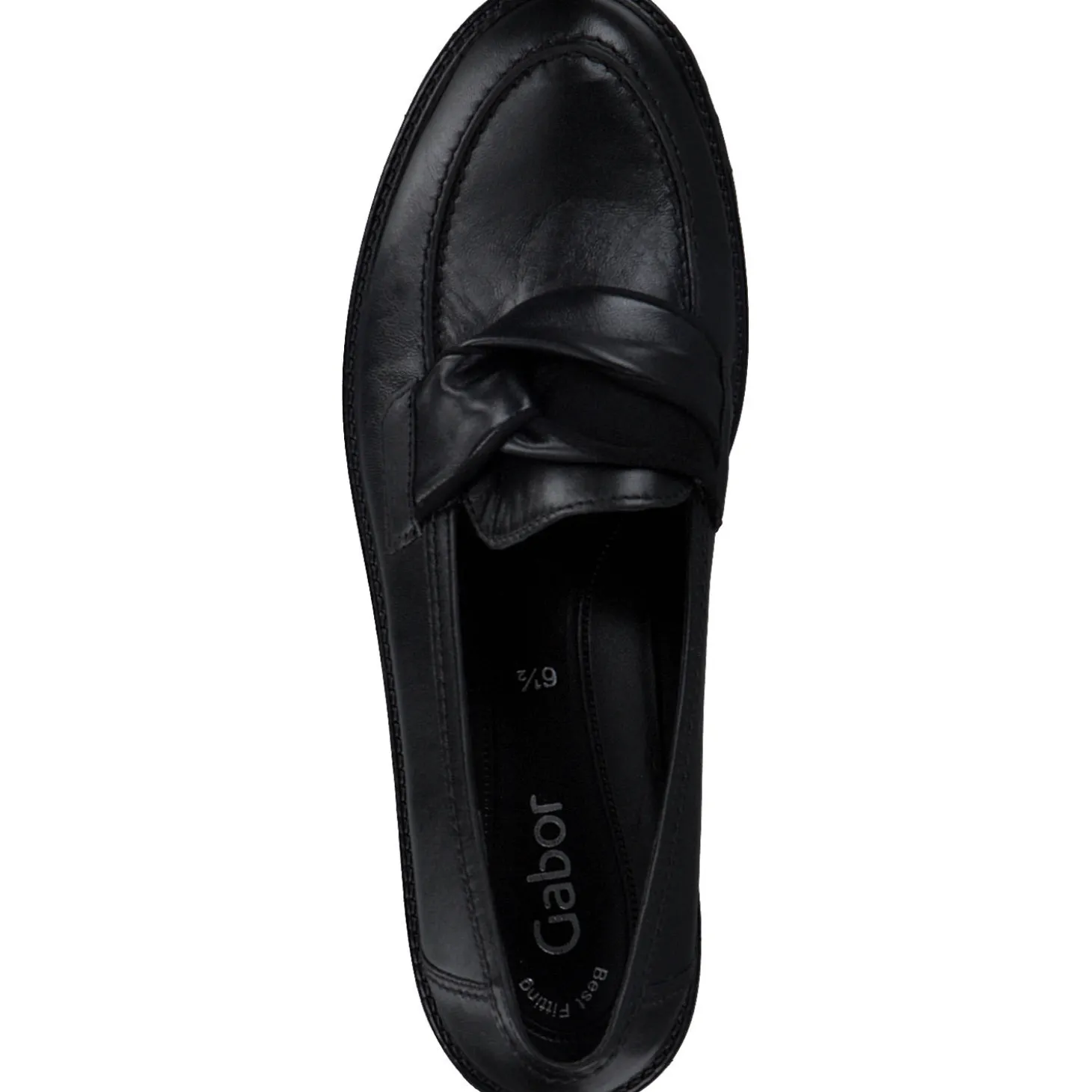 Gabor 25.242, Mokassins, Damen, SCHWARZ (SCHWARZ)