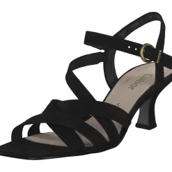 Gabor 21.781, Plateau-Sandaletten, Damen, Schwarz