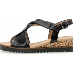 Gabor 82.751, Sandaletten, Damen, Schwarz