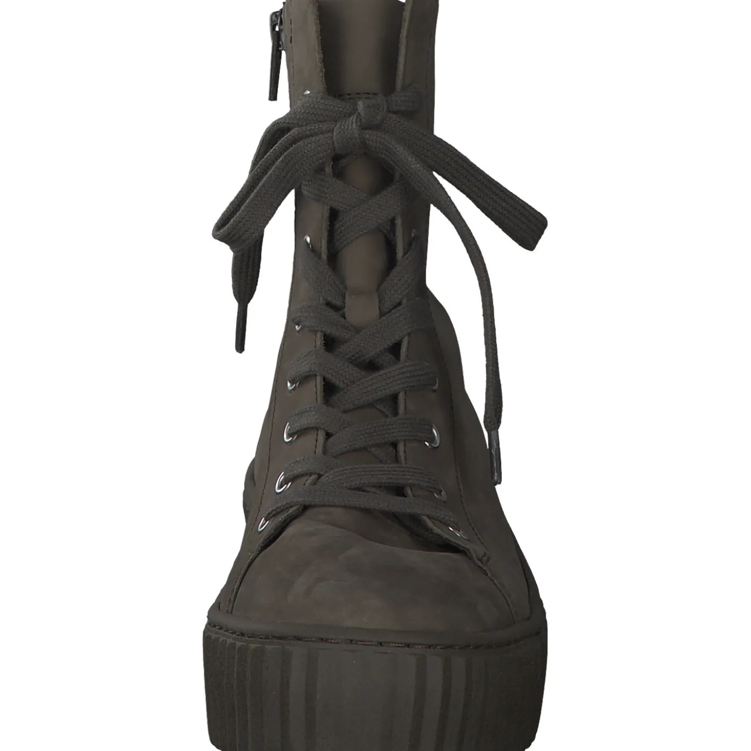 Gabor 93.711, Schnürstiefeletten, Damen, Oliv