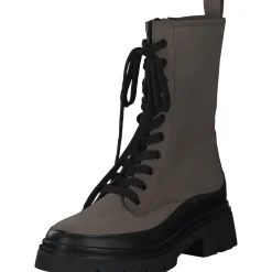 Gabor 91.831, Schnürstiefeletten, Damen, fango/schwarz