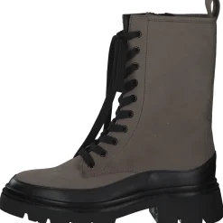 Gabor 91.831, Schnürstiefeletten, Damen, fango/schwarz