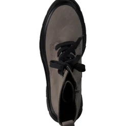 Gabor 91.831, Schnürstiefeletten, Damen, fango/schwarz