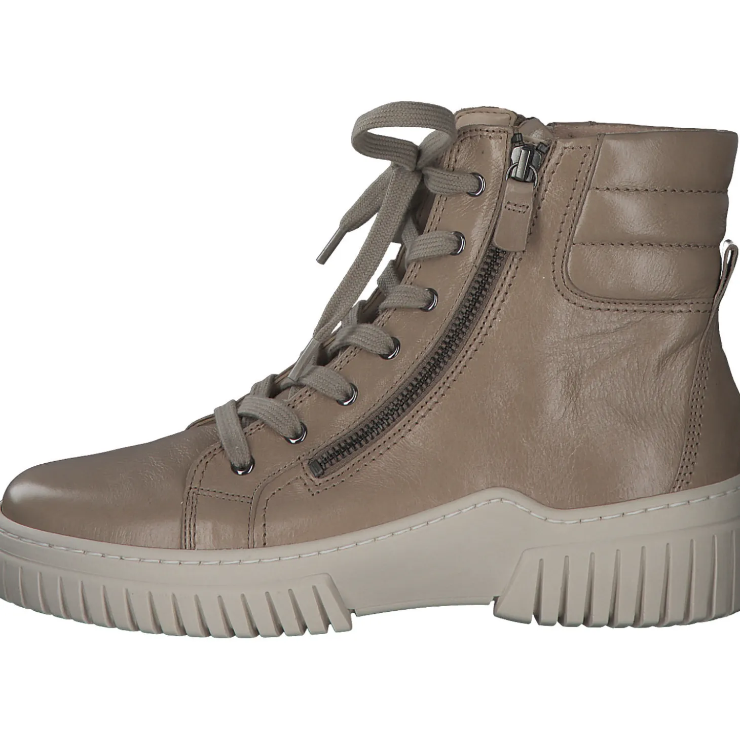 Gabor 93.761, Schnürstiefeletten, Damen, Kiesel (beige)