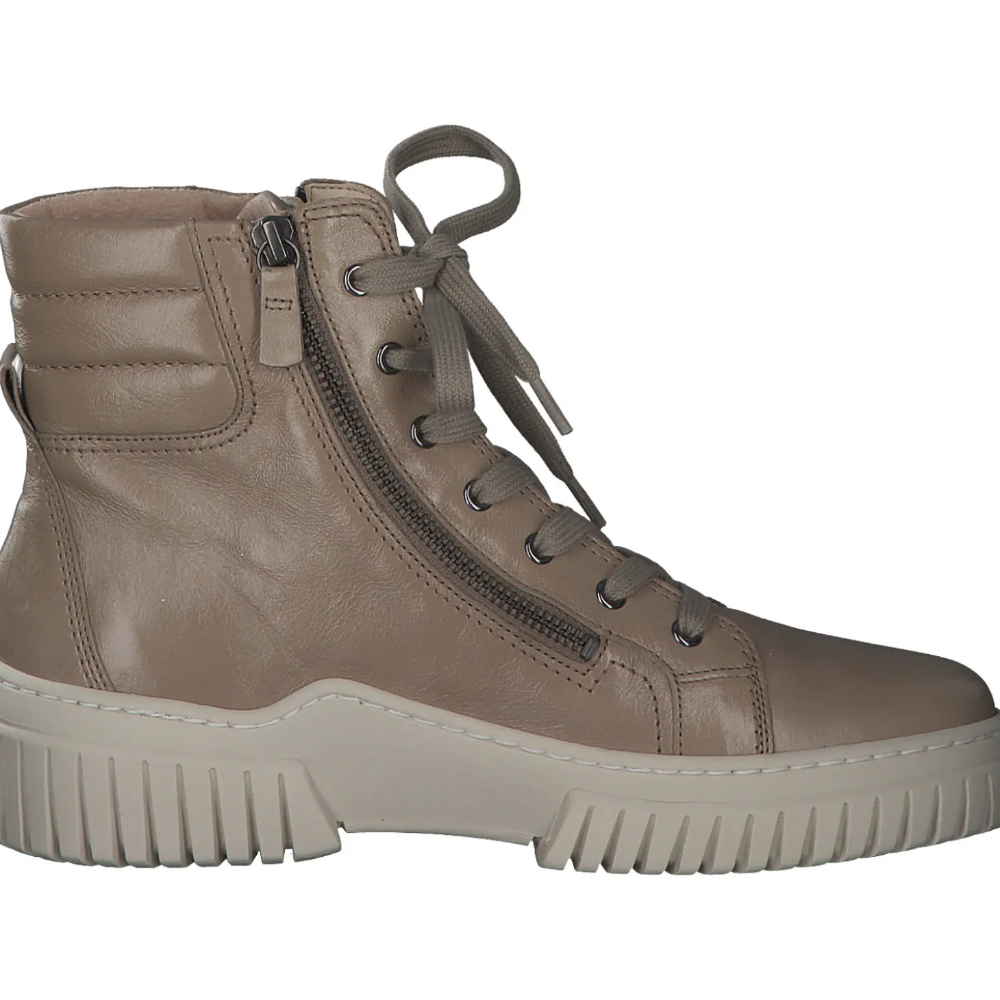 Gabor 93.761, Schnürstiefeletten, Damen, Kiesel (beige)