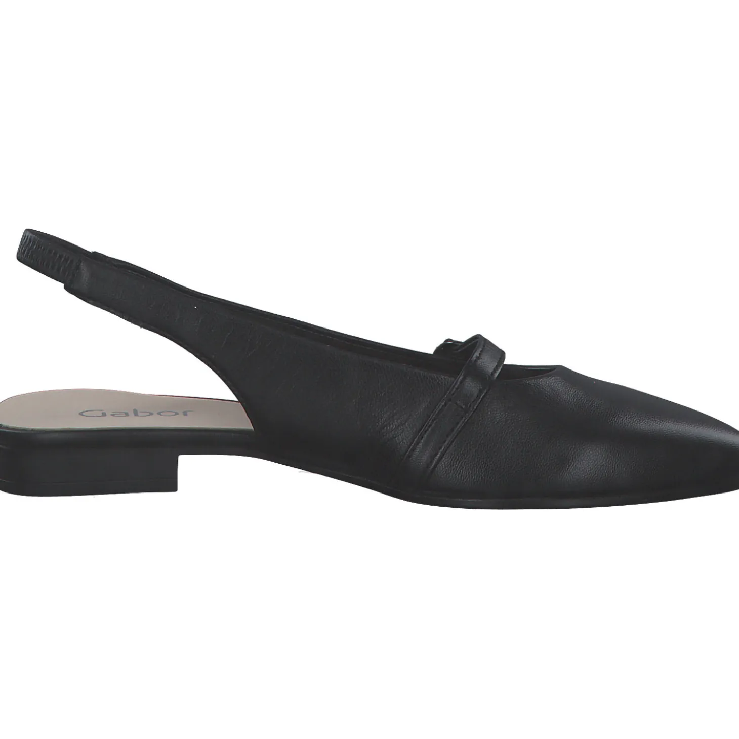 Gabor 61.530, Sling-Ballerinas, Damen, Schwarz