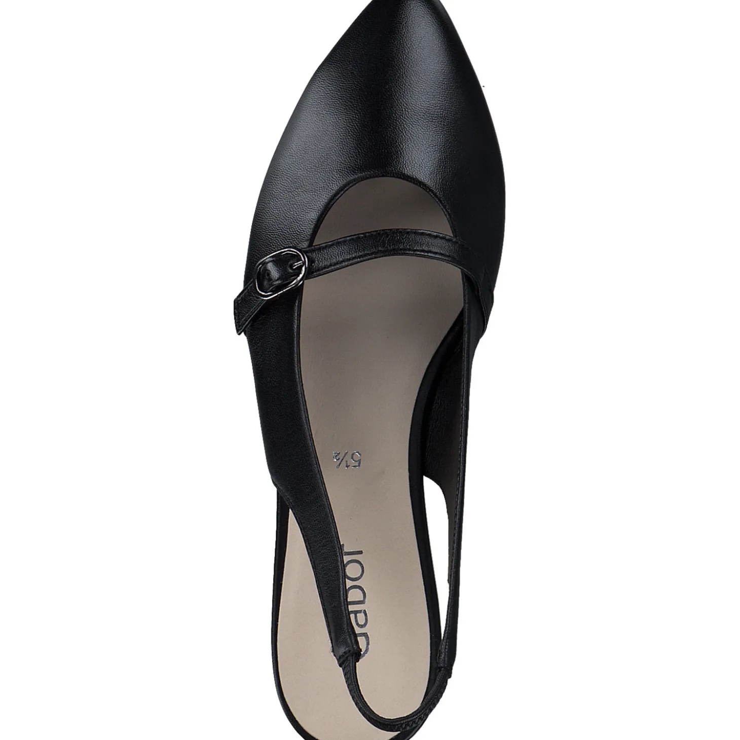 Gabor 61.530, Sling-Ballerinas, Damen, Schwarz